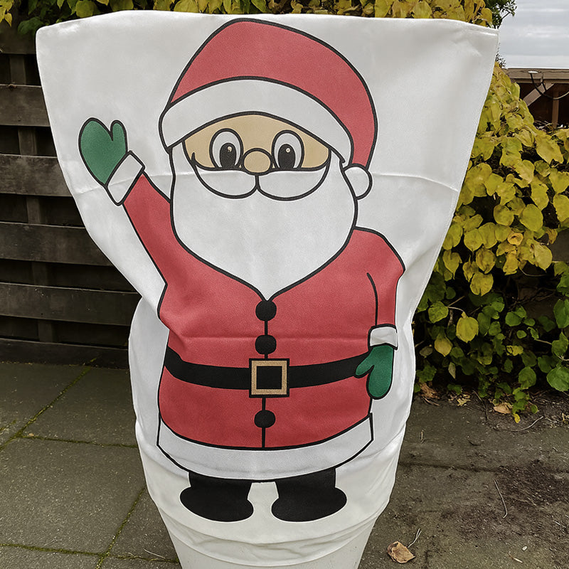 winterhoes met kerstman opdruk